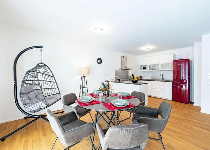 Lit Living: Luxus - Box Spring - Parking - Terrace Ludwigshafen am Rhein